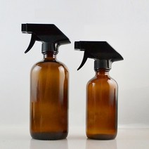 건스프레이 유리 공병 2종 손소독제 갈색 용기 분무기 병 스프레이공병, 500ml, 1개
