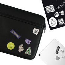블랙무드 아이패드 파우치 케이스 25.9cm 28cm 32.8cm 갤럭시탭 s7 서피스 태블릿 가방, 태블릿11 레터테라피