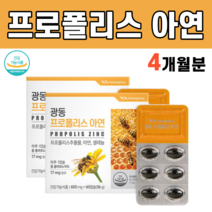 호주산 프로폴리스 추출물 아연 셀레늄 플로폴리스 프로플리스 프리폴리스, 2개 (120캡슐)