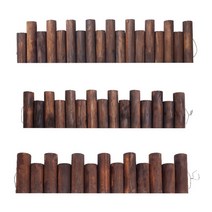 화단울타리 부식방지 가드레일 정원펜스 클래식 방부목 전원주택 휀스 데코 경계목, 굵은7cm~50.60높이90cm