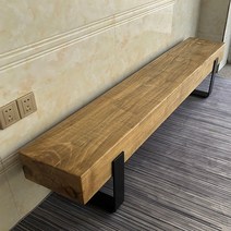 원목 대기실의자 나무 벤치의자 벤치 현관 거실 평상, 60*30*40(목두께 8cm)