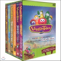 [DVD] 야채극장 베지테일 (Veggie Tales) 6종 묶음세트 : 박스없음