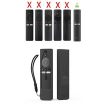 스마트 TV 4X 커버 Xiaomi Mi 박스 S 스틱 1080P BT 음성 원격 제어 케이스 실리콘 보호기 MI Box 4K XMRM-, 03 Black for Mi TV 4k