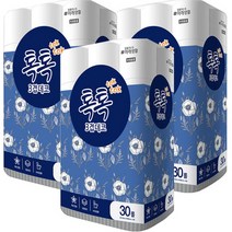 [조은마켓] 화장실을 꽃향기로 향기롭게~잘풀리는집 3겹데코 톡톡30롤 고급화장지 롤휴지 비데겸용, 잘풀리는집 3겹데코톡톡30롤, 3롤