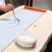 물로쓰는 붓 글씨 연습 서예 화선지 무한반복 아이들 놀이, 유선(네이비)