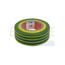 1+1 서통 테이팩스 전기절연 테이프 황녹색 19mm x 10M, 4개