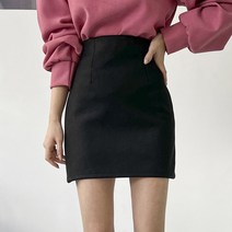 퍼니걸스 9828 데일리 무지 H라인 미니 스커트 여성의류