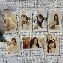 Kpop IVE 앨범 1 집 싱글 포토카드 LOMO 카드 팬 컬렉션 사진 55 개/세트, MC-7PCS