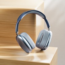 ELSECHO 무선 블루투스 이어폰 헤드 마운트 노이즈 캔슬링 스포츠 이어폰, 푸른 색