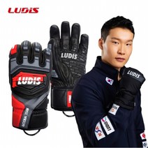 [루디스] National Team 알파인 스키 스노보드 레이싱용 가죽 장갑 LGM4012, 색상:블랙-BK / 사이즈:S