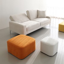 아이와비 라운드/큐브 생활방수 아쿠아텍스 스툴 4colors, 큐브600, 아이보리