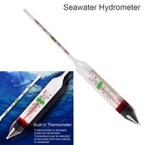 알콜 도수 측정기 당도 염분계 굴절계 1.000-1.060 염분 해수 밀도계 해수 어항, 26cm