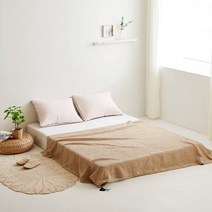 데일리 모달 와플이불 스프레드 사계절 홑이불 (베이비 싱글 퀸), 블루