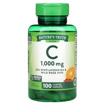 자연의 진실 비타민C 1000mg 코팅된 카펠렛 100개 네이쳐스트루스 네이처스 트루스 403261