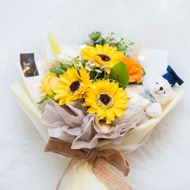믹스비누 해바라기 꽃다발 42cm_P4S (전구포함) FMBBFT, 단품