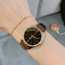 카시오 가죽 모던 손목시계 2종