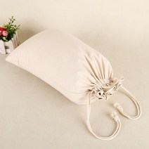 아이원더 리얼 캔버스 면 복주머니 조리개 파우치
