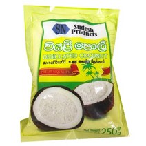 LankaKorea [랑카코리아] 스리랑카 데시게이트 코코넛 Desiccated Coconut 250g 1개