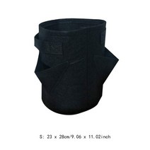 분갈이매트 정원 야외 심기 성장 가방 딸기 수직 꽃 허브 파우치 뿌리 통기성 야채 라운드 재사용 가능한, 01 Black S