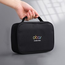 다용도 필기구 120색 색연필 케이스, 120블랙