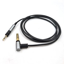 4.4mm 균형 2.5mm 실버 도금 케이블 Sennheiser HD598 HD2.30 HD560s HD400pro 헤드셋, 01 Black 4.4mm