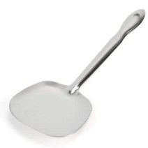 KO 키친쿡 업소용 필수 주방 용품~! ~ 스텐 통 주걱 스푼 뜨개 급식 소 조리도구 밥 떡볶이 뒤집개, 스텐통주걱 대(9.6*9*27)
