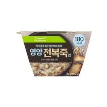 풀무원 식사대용 영양 전복죽_컵 1인 (260g) 아침 야식 환자식 부모님식사 혼밥 간단요리 다이어트, 3개