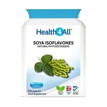 SOYA 이소플라본 40mg 120캡슐 V GMO 무료 비방사선 폐경 지원 건강제, 120캡슐(V)