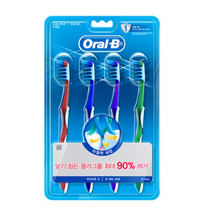 오랄비 크로스액션 토탈케어 TAJ 칫솔 랜덤발송, 3개, 4개입