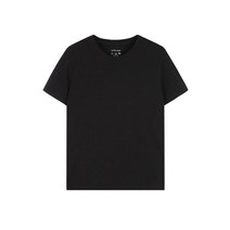 탑텐여성 슬럽 크루넥 반팔 티_MSC2TS2911