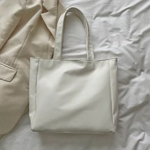 PU 가죽 코 튼 패딩 핸드백 격자 솔리드 컬러 탑 핸들 가방 여성 패션 대용량 어깨