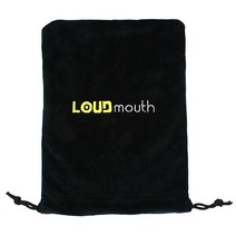 LOUDmouth 부드러운 벨벳 스튜디오 마이크 휴대용 가방 | 드로스트링 포함 팟캐스트 마이크 파우치 더스트 커버 | 먼지 긁힘으로부터 보호 | 30.5 x 21.6cm12 x