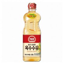 해표 집반찬 자취 식자재 대용량 옥수수유 900ml 엄마손맛 집반찬, 1개
