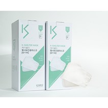 국산 케이쉴드 리뉴얼 케이쉘터 KF94 마스크 대형 25매 개별포장 (FDA등록/식약처허가/CE인증), 50매