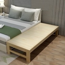 취향저격 원목 조립식 소형 야외 평상 침대, 200x30 높이맞춤제작