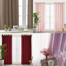 거실 안방 작은방 창문 가성비 아일렛형 3중직 거실형 암막커튼 210x233cm 1장