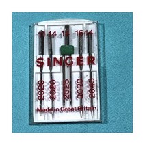 NEW - SINGER 2020 2025 G 2045 재봉틀 미싱 Needles Variety Pack of 5