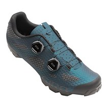 Giro Sector 남성용 산악 사이클링 신발 블랙/다크 섀도우 (2023), 9, Harbor Blue Anodized