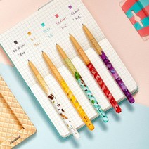 모나미 153 아이스크림 오색 5색 0.5 볼펜