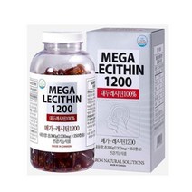수입산 메가레시친 1200 대두 레시틴 100% (1200mg x 250C), 단품