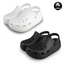 크록스 [지비츠증정] 크록스키즈 클래식 큐티 쿠션 아동 주니어 슬리퍼 샌들 클로그 2종 택일