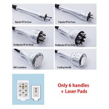 얼굴 리프팅 기계 40K Citation Radio Frequency Weight Loss RF Skin Care Body Shaping, 05 6 핸들s and 패드s