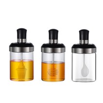 트래블앤쿡 일체형 스푼 내장 양념병 조미료통 250ml, 04 보틀3종세트