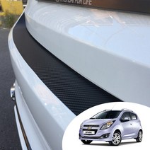 어른킹 스파크 트렁크 범퍼 프로텍터 데칼 스티커 스크레치 방지 자동차 랩핑 시트지, 스파크-무광블랙(범퍼)