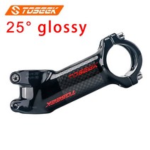 TOSEEK카본 스템 10/17/25/35 도 산악 자전거 스템 318mm 핸들 바 스템 60/70/80/90/100/110/120mm 라이저 BMX MTB 부품, 18 25 degrees-110mm