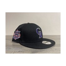 New Era 9Fifty MLB Basic 뉴에라 9 50캡 남성 베이직팀 콜로라도 로키스 블랙 스냅 백 모자
