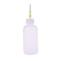 1pc 50ml 로진 솔더 플럭스 페이스트 1 바늘을위한 투명 액체 병, 분명한