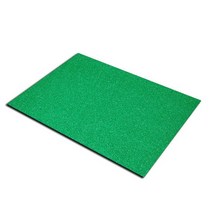 제이오마켓 인조잔디PVC 현관매트 120X150cm/그린/출입구 업소용 사무실 미끄럼방지 쿠션 발매트