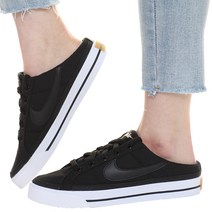 나이키 여성신발 단화 코트 레거시 뮬 검흰