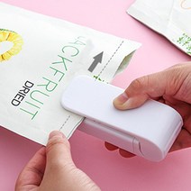 ecolucky 가정용 비닐봉합기 핸드실링 비닐밀폐기 접착기 리빙아이디어 실링기, 비닐봉합기 핑크